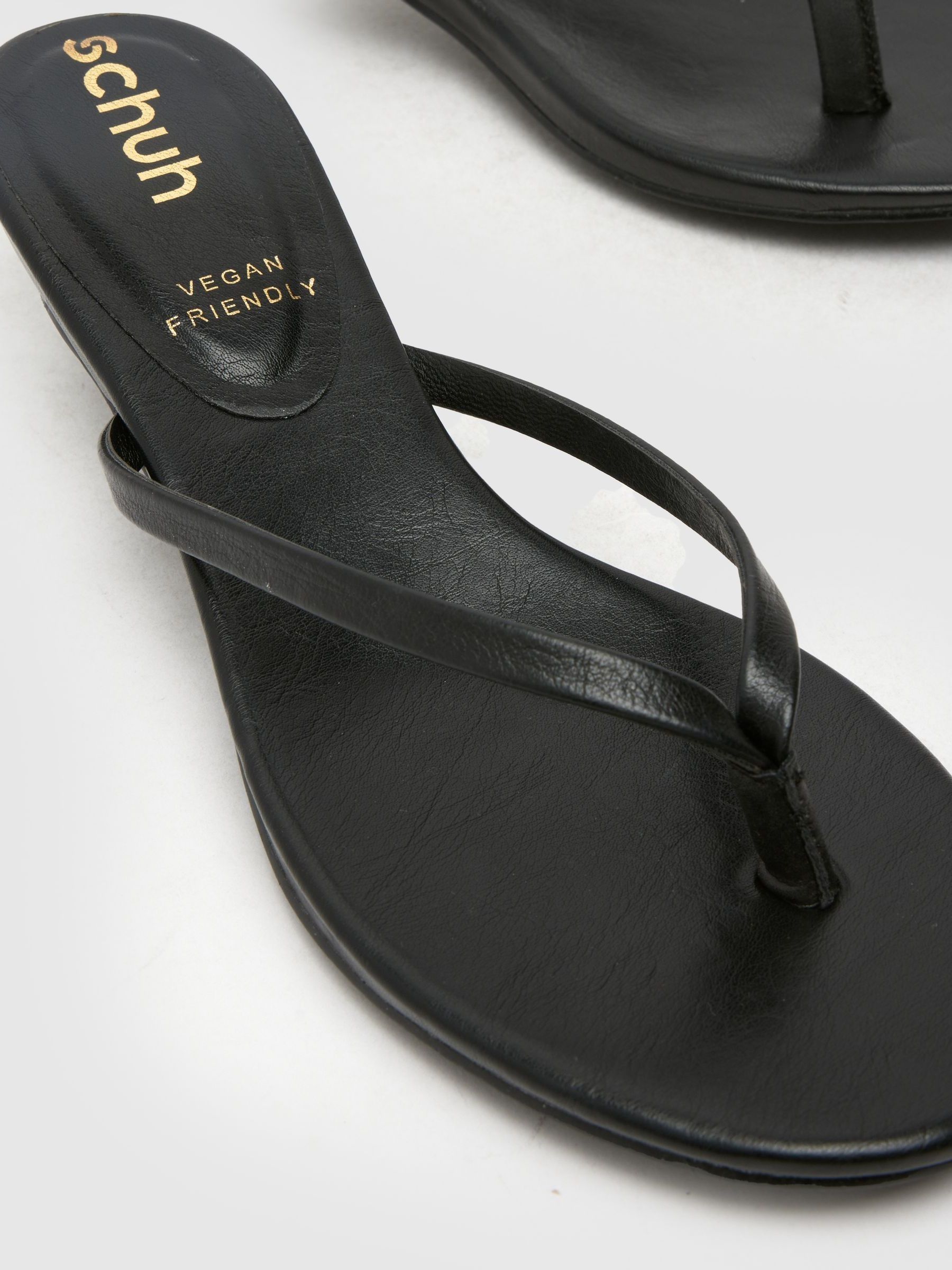 JUL270 Black Wide Fit Kitten Heel Sandals In Extra Wide Fit - Image 3