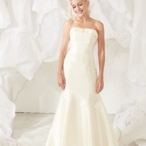 JUL239 Strapless Satin Wedding Dress