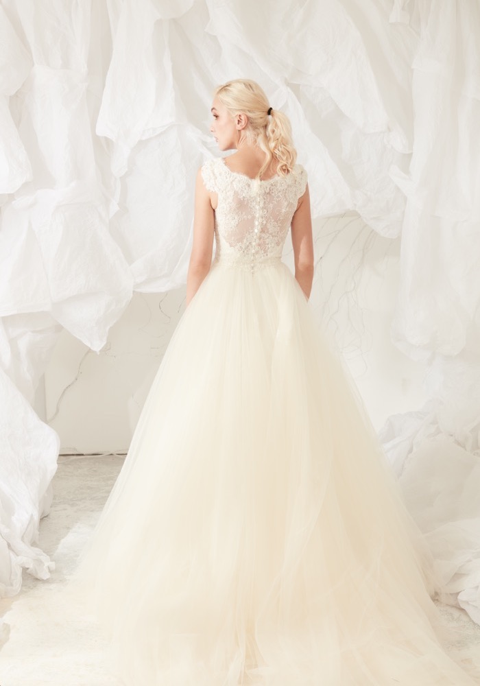 JUL240 Embroidered Tulle Ball Gown - Image 2