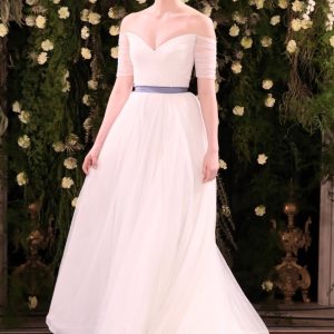 JUL229 Off-Shoulder Tulle Wedding Dress